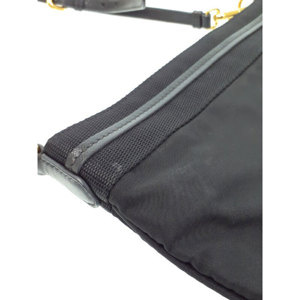 PRADA Logo Jacquard Shoulder Bag - Picture 5 of 9